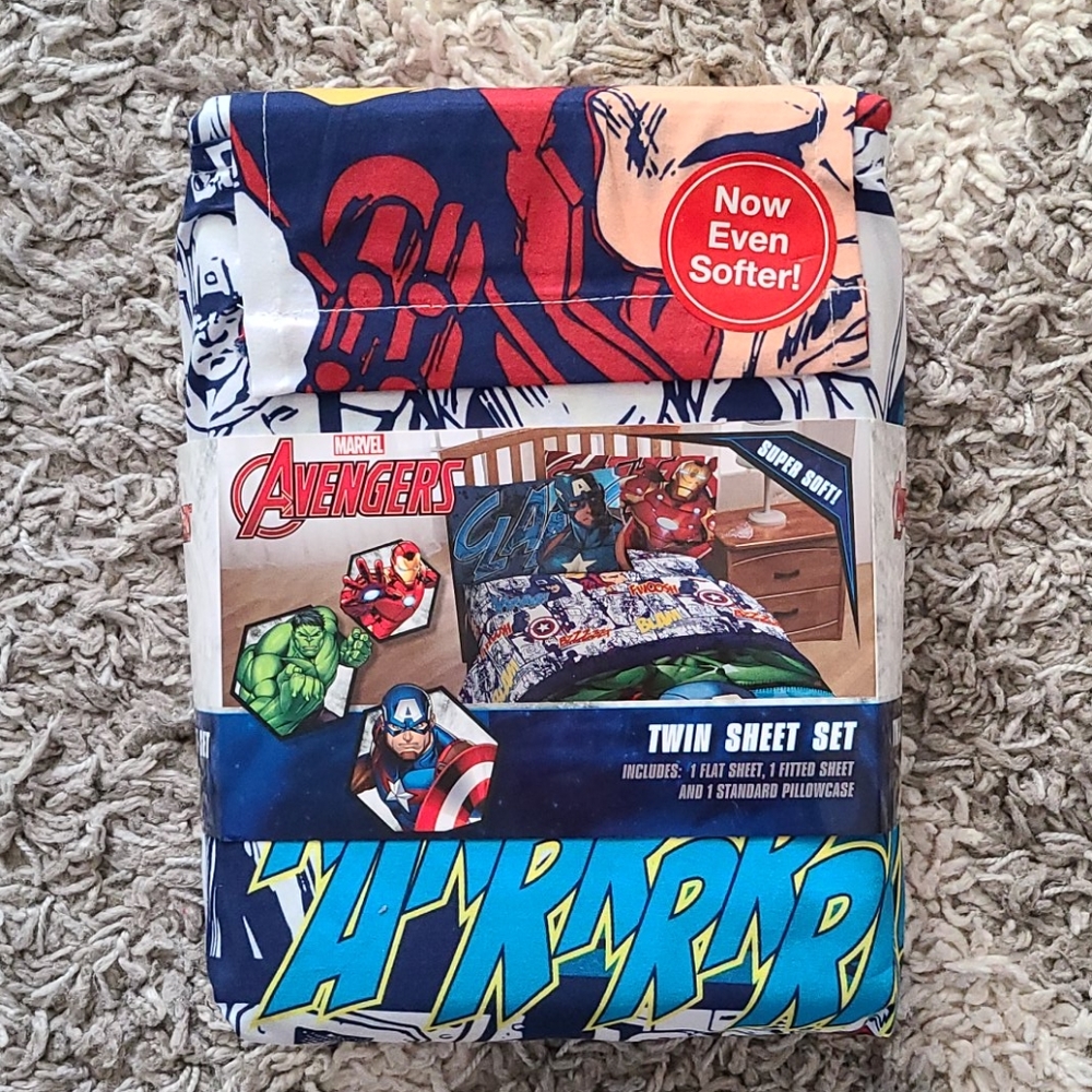 Marvel Avengers Twin Sheet Set